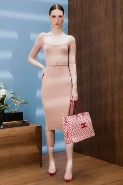 Elisabetta Franchi Casual Jurken Dress Pink -Elisabetta Franchi Winkel 0e1cd8d319a0b2fdf8237ba544a4bcdf