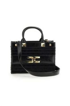 Handtassen ELISABETTA FRANCHI BLACK Black -Elisabetta Franchi Winkel 0e2c77c579ca3c4bd883de1a936d4bb7