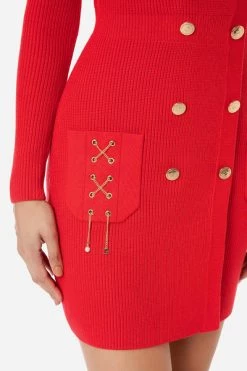 Elisabetta Franchi Casual Jurken Dresses Red -Elisabetta Franchi Winkel 0e7ea207e998417da13c02e4d3350be7