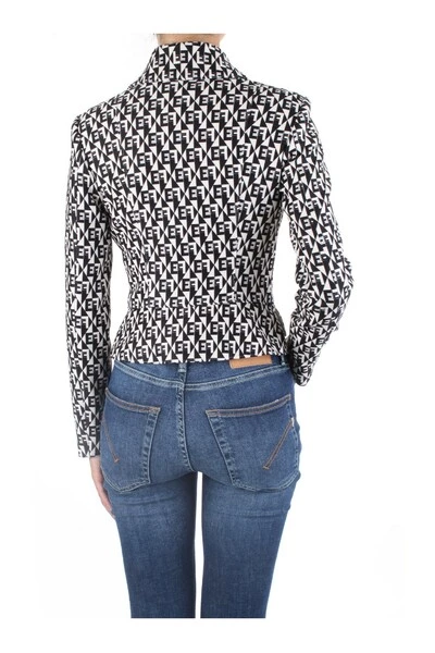 Elisabetta Franchi Zomerjassen Jacket Black 1 Elisabetta Franchi Zomerjassen Jacket Black