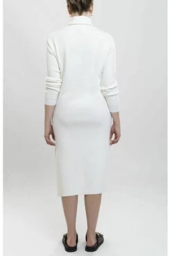 Elisabetta Franchi Casual Jurken Knitted Dress White -Elisabetta Franchi Winkel 0eda785452456981e0f9c81e0399385d