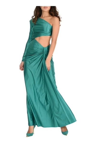 Elisabetta Franchi Jurken Gowns Green 2 Elisabetta Franchi Jurken Gowns Green - Afbeelding 2