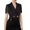 Elisabetta Franchi Feestjurken Party Dresses Black
