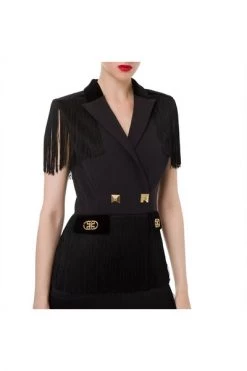 Elisabetta Franchi Feestjurken Party Dresses Black