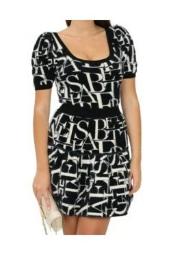 Elisabetta Franchi Casual Jurken Dress Black