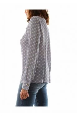 Elisabetta Franchi Longsleeve Shirts Shirts Gray -Elisabetta Franchi Winkel 1027c3556ba8cac13f1f466a7cdd9980