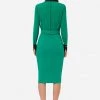 Elisabetta Franchi Midirokken Midi Skirts Green