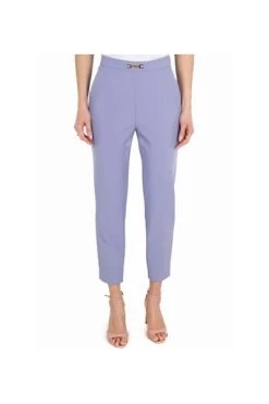 Elisabetta Franchi Broeken Casual Trousers Purple