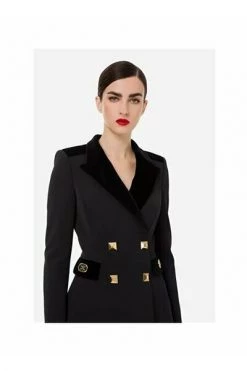 Elisabetta Franchi Blazers Jackets Black -Elisabetta Franchi Winkel 107a09b3e349da706c505b35f62b4cb0