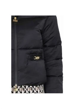 Elisabetta Franchi Gewatteerde Jassen Coats Black -Elisabetta Franchi Winkel 10fb110d1f7aa5a527a9bb94af72a2cc