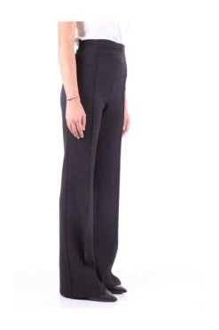 Elisabetta Franchi Wijde Broeken Wide Trousers Black -Elisabetta Franchi Winkel 11596b597a3a437e4fb6bed3408ce45d