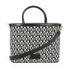 Elisabetta Franchi Shoppers Tote Bags Black