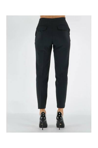 Elisabetta Franchi Pantalons Slim-fit Trousers Black 3 Elisabetta Franchi Pantalons Slim-fit Trousers Black - Afbeelding 3