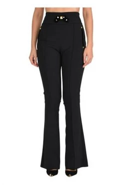Elisabetta Franchi Pantalons Slim-fit Trousers Black -Elisabetta Franchi Winkel 126423ea7f8ed1abb937b3d6686c8f53