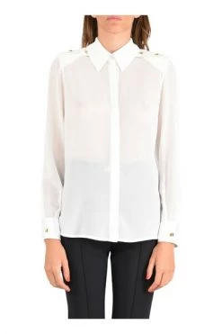 Elisabetta Franchi Longsleeve Shirts Formal Shirts White -Elisabetta Franchi Winkel 1347e8fcdf673195c166721c974face4