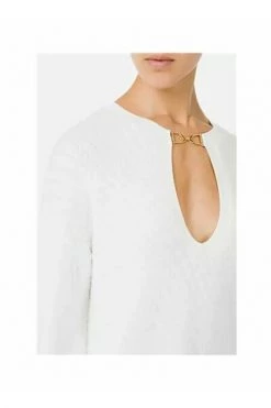 Elisabetta Franchi Casual Jurken Jersey Dress White