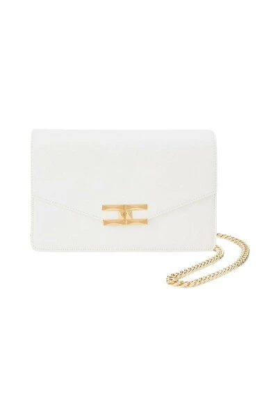 Elisabetta Franchi Schoudertassen Cross Body Bags White 2 Elisabetta Franchi Schoudertassen Cross Body Bags White - Afbeelding 2