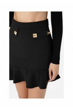 Elisabetta Franchi Korte Rokken Short Skirts Black -Elisabetta Franchi Winkel 1483ef88441fd935ff69d567bba55a40