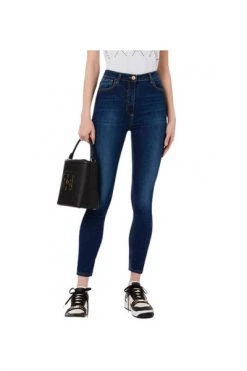 Elisabetta Franchi Skinny Jeans Blue -Elisabetta Franchi Winkel 149c6ccd94f2ba75c4b8056151a3f625