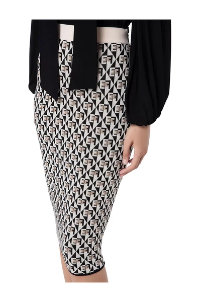 Elisabetta Franchi Maxi Rokken Skirt Black 3 Elisabetta Franchi Maxi Rokken Skirt Black - Afbeelding 3