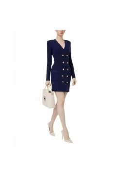 Elisabetta Franchi Casual Jurken Dress Blue