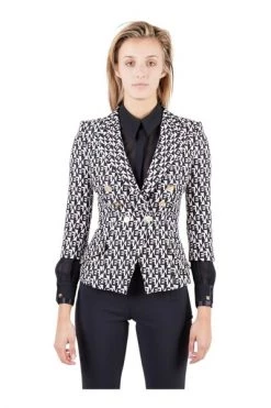 Elisabetta Franchi Blazers Black -Elisabetta Franchi Winkel 152ce96d2c343574fc3deda80e27546c
