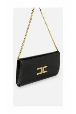 Elisabetta Franchi Schoudertassen Shoulder Bags Black