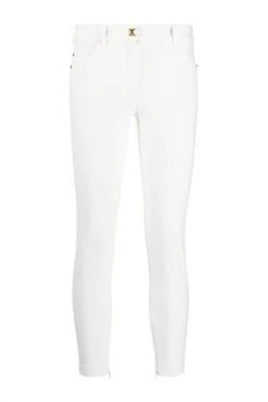 Elisabetta Franchi Broeken Cropped Pants White -Elisabetta Franchi Winkel 15c093489ff2a01e19ec10de3d3f5bc4