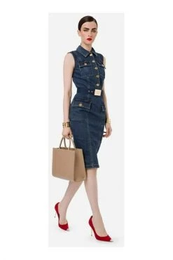 Elisabetta Franchi Casual Jurken Midi Dresses Blue