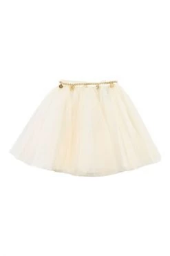 Elisabetta Franchi Rokken Efgo117-xe007 Long Skirts Beige