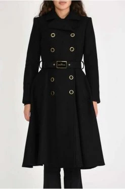 Elisabetta Franchi Parka Jassen Coat Black -Elisabetta Franchi Winkel 16d2c66b1821d40ed6c4760aad63ff62