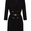 Elisabetta Franchi Casual Jurken Short Dresses Black