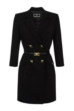 Elisabetta Franchi Casual Jurken Short Dresses Black