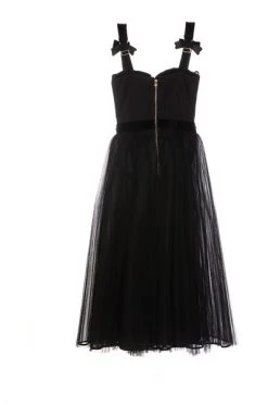 Casual Jurken ELISABETTA FRANCHI Black Black