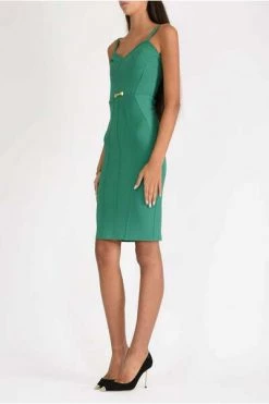Elisabetta Franchi Casual Jurken Short Dresses Green