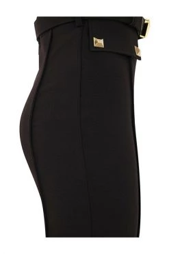 Elisabetta Franchi Midirokken MIDI SKIRT Black -Elisabetta Franchi Winkel 17c18c34ead4efe957c520c4733e9d14