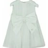 Elisabetta Franchi Jurken My Little Girl Ivory Baby Dress In Tulle Ceremony White