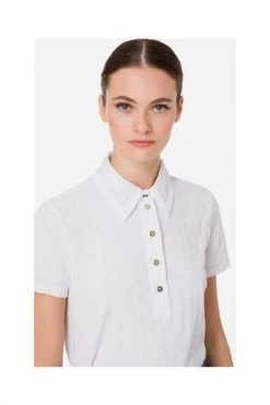 Elisabetta Franchi Polo's T-shirt White -Elisabetta Franchi Winkel 1805461ac50f15be10a0caa3cad7df22