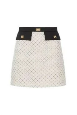 Elisabetta Franchi Korte Rokken Short Skirts White