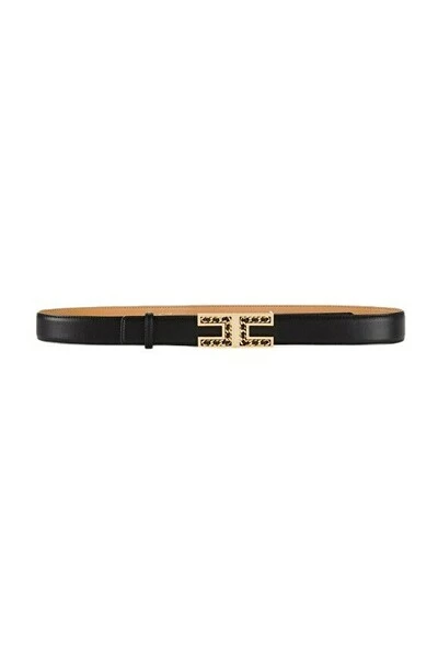 Elisabetta Franchi Riemen Belts Black 2 Elisabetta Franchi Riemen Belts Black - Afbeelding 2