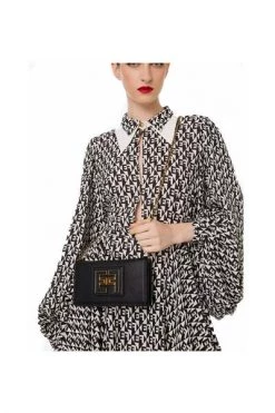 Elisabetta Franchi Schoudertassen Cross Body Bags Black -Elisabetta Franchi Winkel 1999fcd7bae9b4d59eb7290f9c21a920