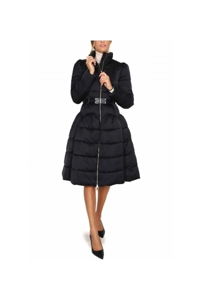 Elisabetta Franchi Parka Jassen Coats Black 2 Elisabetta Franchi Parka Jassen Coats Black - Afbeelding 2