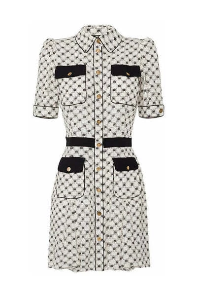 Elisabetta Franchi Blousejurken Shirt Dress With Contrasting Pockets White 2 Elisabetta Franchi Blousejurken Shirt Dress With Contrasting Pockets White - Afbeelding 2