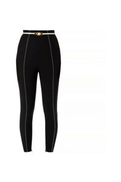 Elisabetta Franchi Leggings & Treggings Leggings Black
