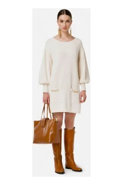 Elisabetta Franchi Casual Jurken Dress White