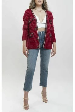 Elisabetta Franchi Shirts Crop Top Jewel White