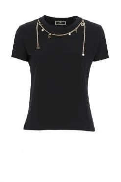 Elisabetta Franchi T-shirts T-shirt Black