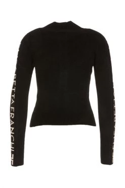 Elisabetta Franchi Hoodies & Sweatvesten Zip-Through HOODIE Black -Elisabetta Franchi Winkel 1b6c71f2fc6f9c3cdf6f252ad4186dfd