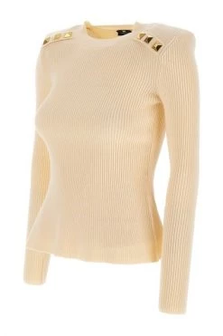 Elisabetta Franchi Hoodies & Sweatvesten Sweatshirts White -Elisabetta Franchi Winkel 1b6d1695da0226e81a75a75d51eab7a9