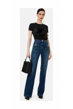 Elisabetta Franchi Bootcut Jeans Boot-cut Jeans Blue 5 Elisabetta Franchi Bootcut Jeans Boot-cut Jeans Blue -Elisabetta Franchi Winkel 1bacdc50ee46121984383aa9dc4753bf